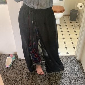 Shein, black swim suit cover up, size small